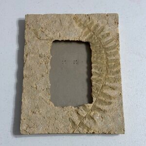Fancy Frames FF-87246 Fern on Paper Resin Stone Photo Frame Rustic Vintage 3.5x5